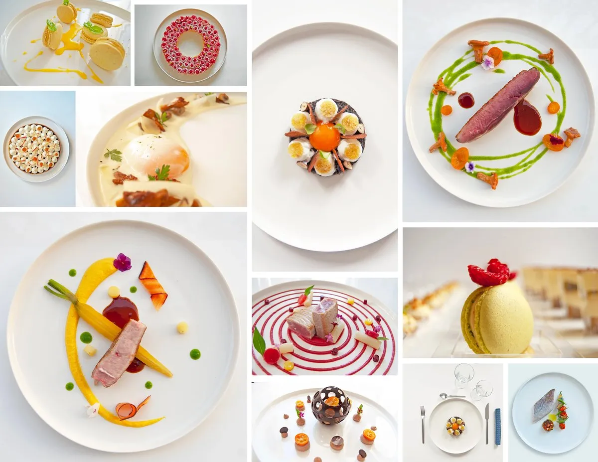 Chef privé préparant un repas gastronomique