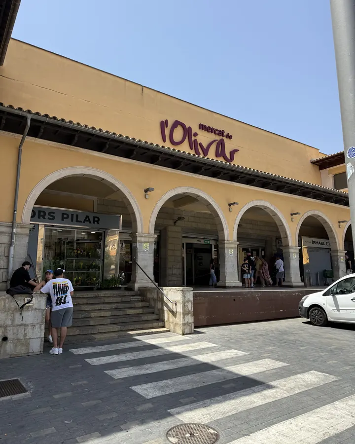 Façade du Mercat de l'Olivar à Palma de Majorque