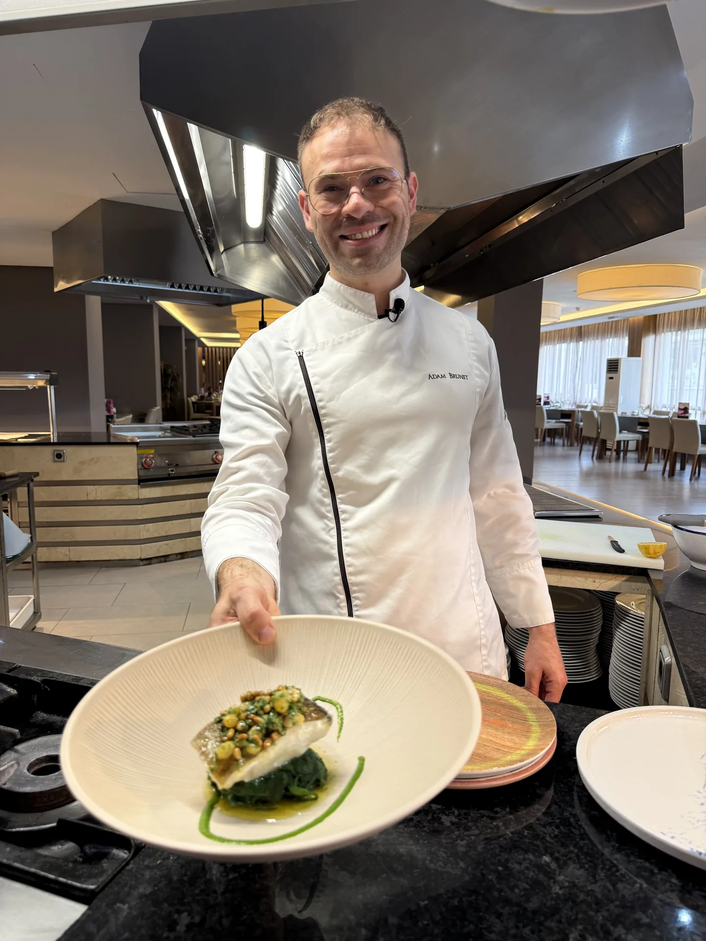 Le chef et sa création, Adam Brunet à Majorque